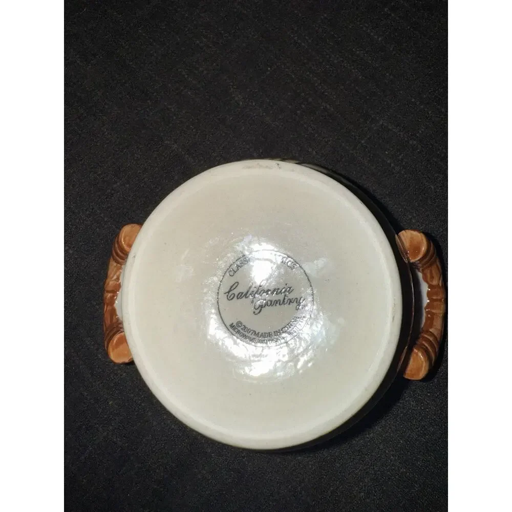 1 California Pantry Classic Ceramics Double Handle Rooster Soup Bowl Cottage